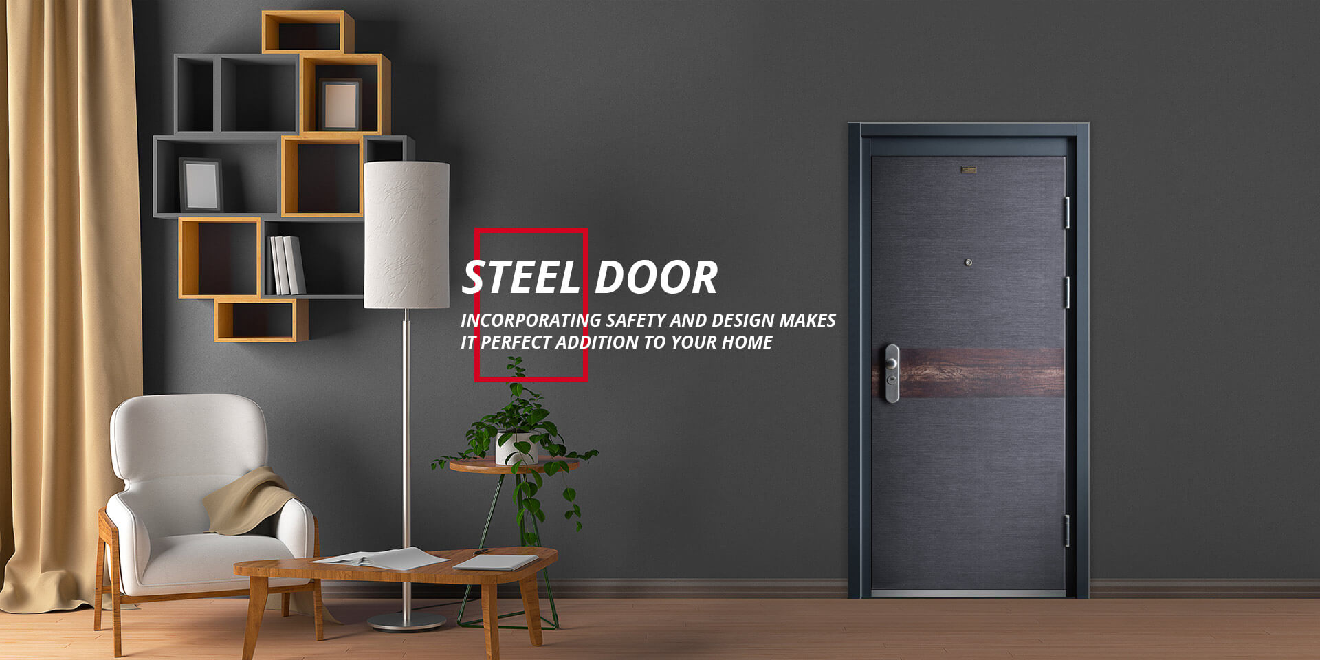 steel door